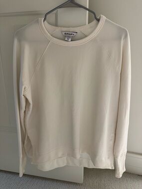 Athleta Cream Crewneck Sweatshirt S